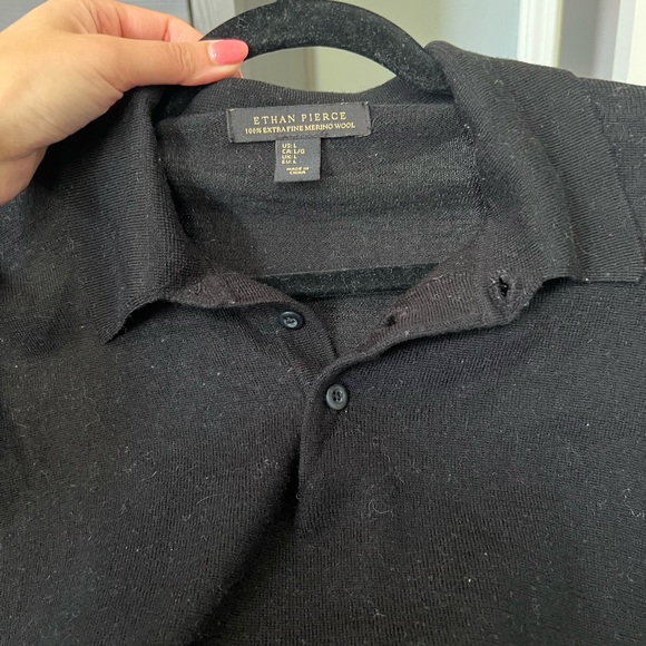 Black Wool Sweater - Picture 4 of 4